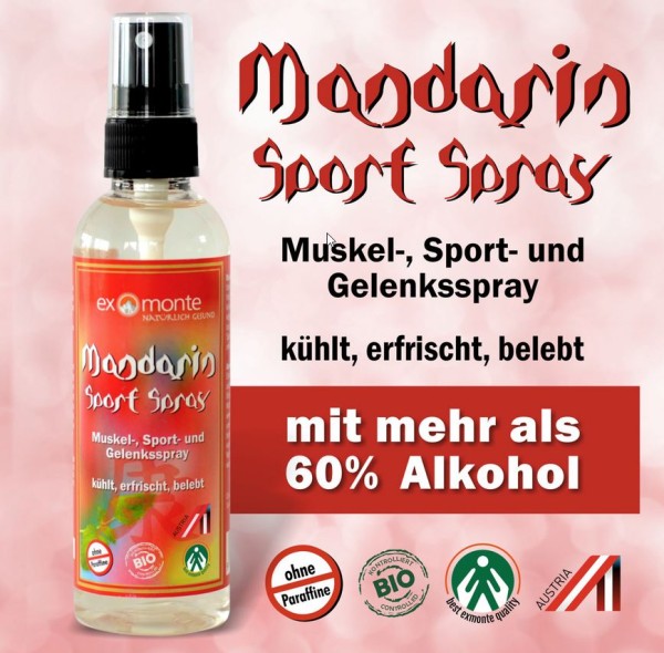 Mandarin Sport Spray - Exmonte 100 ml