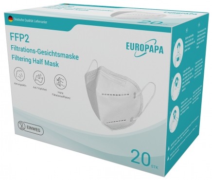 FFP2 Maske 20 Stück 5-lagig CE2163
